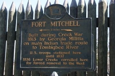 Fort Mitchell Marker image. Click for full size.