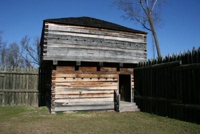 One of two blockhouses at Fort Mitchell image. Click for full size.