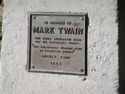 Mark Twain Marker. Click for full size. Mark Twain Marker image. Click for full size.