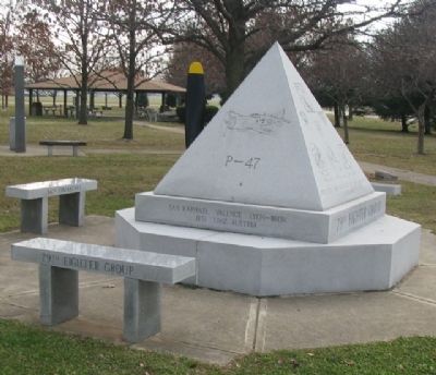 79th Fighter Group Memorial North Face. Click for full size. 79th Fighter Group Memorial North Face image. Click for full size.