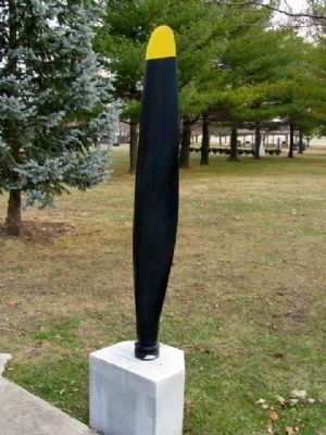 79th Fighter Group Memorial P-40 Propeller image. Click for full size.