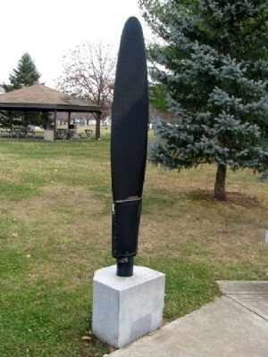 79th Fighter Group Memorial P-47 Propeller image. Click for full size.
