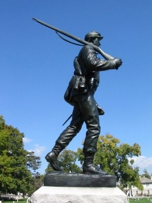 Profile of the Marching Soldier image. Click for full size.