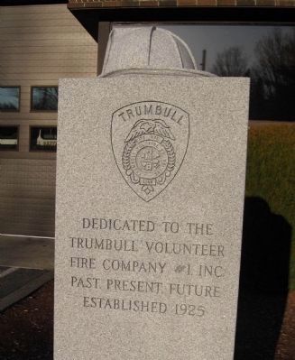 Trumbull Volunteer Fire Company #1 Marker image. Click for full size.