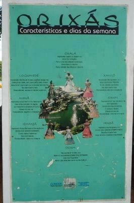 Poster: <i>Orixás</i> - the eight African dieties of Candomblé:. Click for full size. Poster: <i>Orixás</i> - the eight African dieties of Candomblé: image. Click for full size.