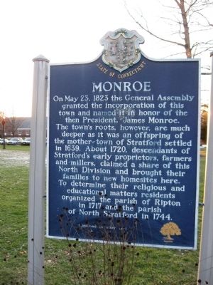 Monroe Marker. Click for full size. Monroe Marker image. Click for full size.