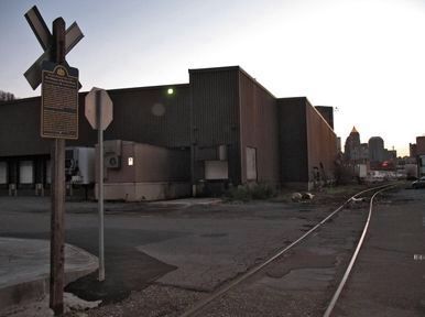 The Menace of the Iron Horse Marker. Click for full size. The Menace of the Iron Horse Marker image. Click for full size.