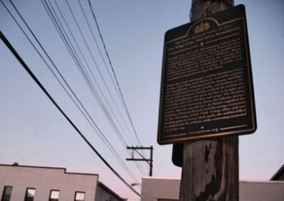 Seige at the 26th Street Roundhouse Marker. Click for full size. Seige at the 26th Street Roundhouse Marker image. Click for full size.