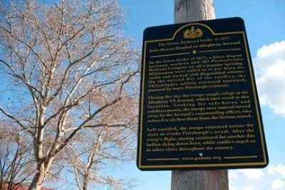 Safe Haven Denied at Allegheny Arsenal Marker image. Click for full size.