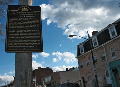 Safe Haven Denied at Allegheny Arsenal Marker image. Click for full size.