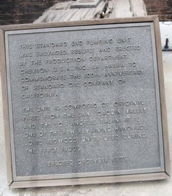 Standard End Pumping Unit Marker image. Click for full size.