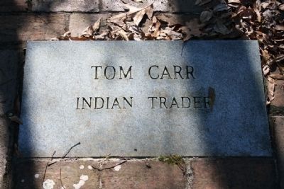 Tom Carr Indian Trader Gravestone Marker image. Click for full size.