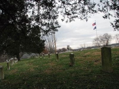 Confederate Cemetery area image. Click for full size.