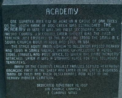 Academy Marker image. Click for full size.