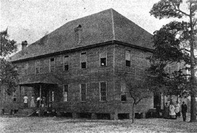Early Bettis Academy<br>Main School Building, Chapel, and Recitation Rooms<br>No Longer Standing image. Click for full size.