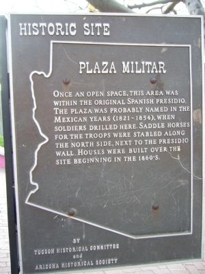 Plaza Militar Marker. Click for full size. Plaza Militar Marker image. Click for full size.