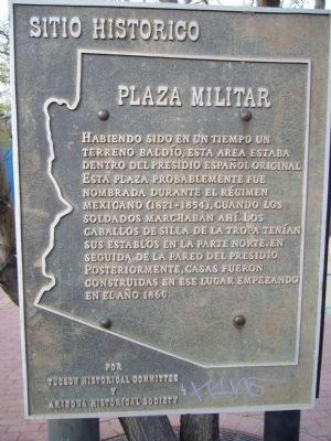 Plaza Militar Marker. Click for full size. Plaza Militar Marker image. Click for full size.