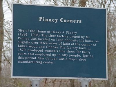 Pinney Corners Marker image. Click for full size.