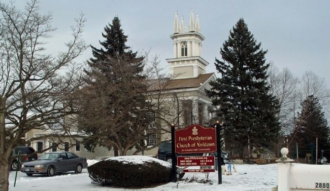 The First Presbyterian Church of Yorktown. Click for full size. The First Presbyterian Church of Yorktown image. Click for full size.