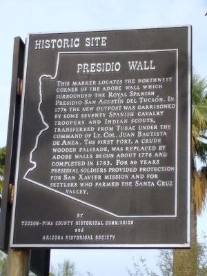 Presidio Wall Marker. Click for full size. Presidio Wall Marker image. Click for full size.