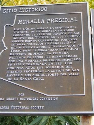 Presidio Wall Marker. Click for full size. Presidio Wall Marker image. Click for full size.