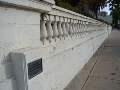 Adobe Wall has been replaced by concrete.. Click for full size. Adobe Wall has been replaced by concrete. image. Click for full size.