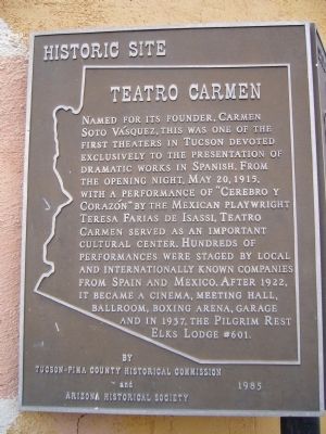 Teatro Carmen Marker image. Click for full size.