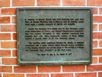In Memory of Howard Sperry and Nick Bordoise Marker image. Click for full size.