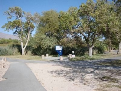Tule Springs Archaeological Site Marker as Seen From Tule Springs Road image. Click for full size.