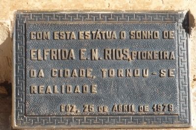 Santos Dumont Memorial - Marker Panel 3 image. Click for full size.