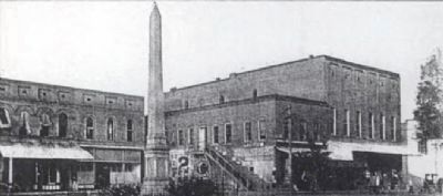 Edgefield Public Square<br>Confederate Monument in Original Location. Click for full size. Edgefield Public Square<br>Confederate Monument in Original Location image. Click for full size.