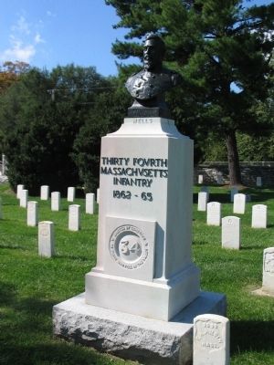Thirty-Fourth Massachusetts Infantry Memorial image. Click for full size.