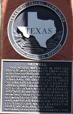 Okewell Marker. Click for full size. Okewell Marker image. Click for full size.