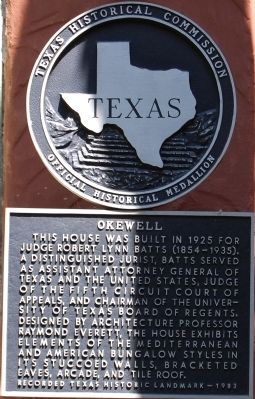 Okewell Marker image. Click for full size.
