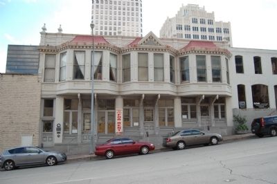 Openheimer-Montgomery Building and Marker. Click for full size. Openheimer-Montgomery Building and Marker image. Click for full size.