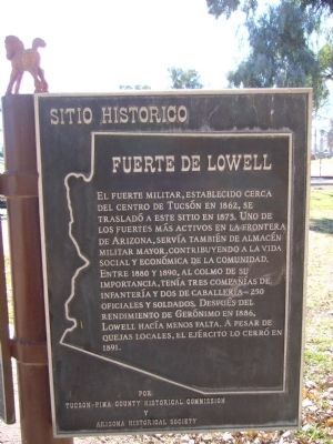 Fuerte De Lowell Marker image. Click for full size.