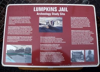 Lumpkins Jail Marker image. Click for full size.