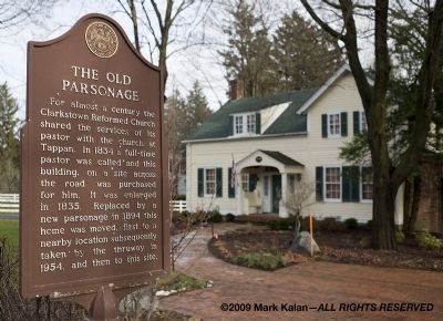 The Old Parsonage Marker image. Click for full size.