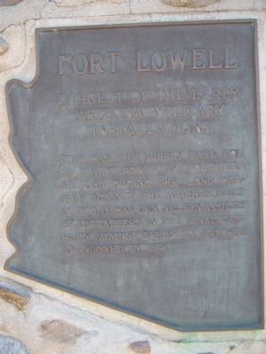 Fort Lowell Marker image. Click for full size.