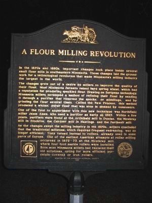 A Flour Milling Revolution Marker. Click for full size. A Flour Milling Revolution Marker image. Click for full size.