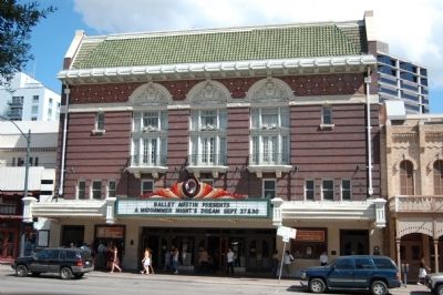 Paramount Theater and Marker. Click for full size. Paramount Theater and Marker image. Click for full size.