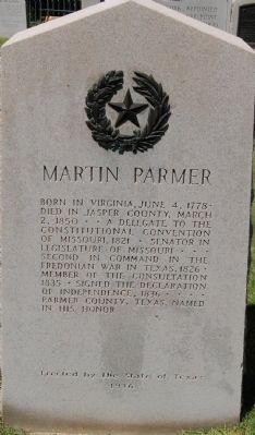 Martin Parmer Marker image. Click for full size.