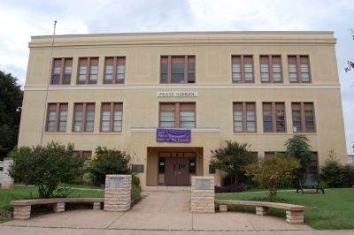 Pease School and Marker. Click for full size. Pease School and Marker image. Click for full size.