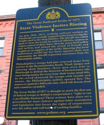 State Violence Incites Rioting Marker. Click for full size. State Violence Incites Rioting Marker image. Click for full size.