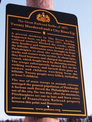 Twenty Murdered and a City Rises Up Marker. Click for full size. Twenty Murdered and a City Rises Up Marker image. Click for full size.