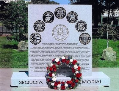 Sequoia Veterans Memorial image. Click for full size.