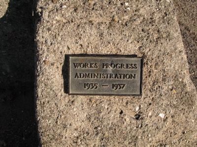 Works Progress Administration marker image. Click for full size.