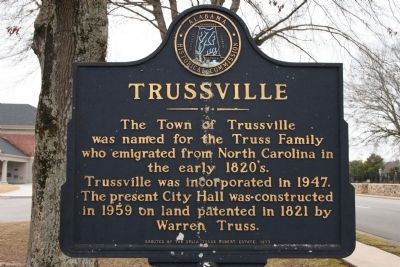 Trussville Marker image. Click for full size.