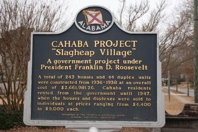 Cahaba Project Marker image. Click for full size.