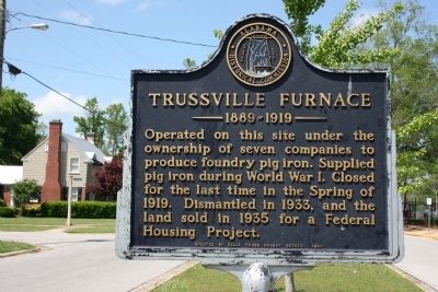 Trussville Furnace Marker image. Click for full size.